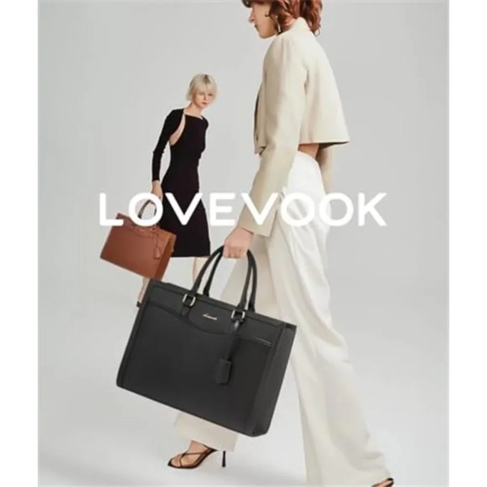 Laptop Tote Bag for Women, Office Work Bag Briefcase fit for 15.6 inch Laptop